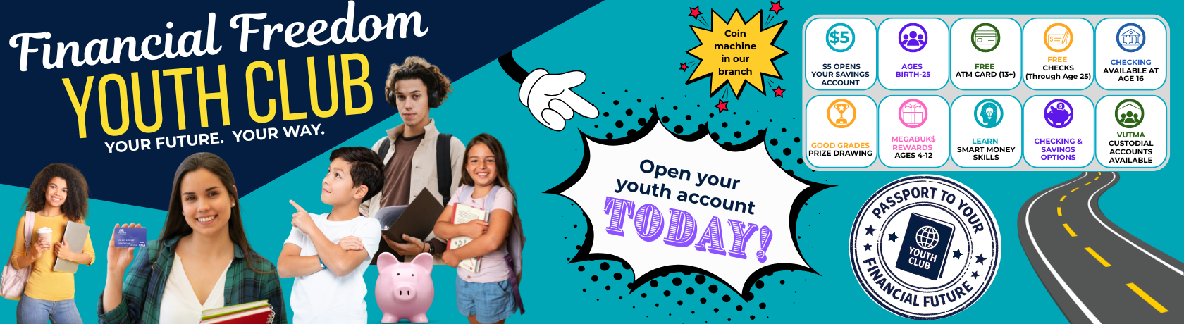 Financial Freedom Youth Club. Youth accounts